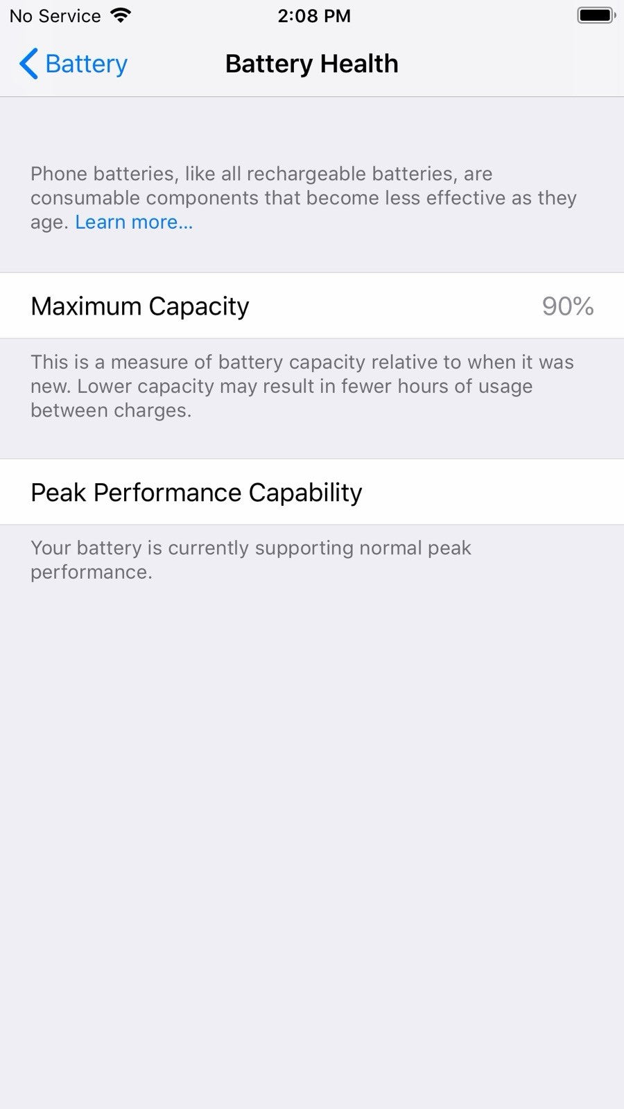 Apple A1522 iPhone 6 Plus 16GB MGCK2LL/A Unlocked Verizon Battery 90%