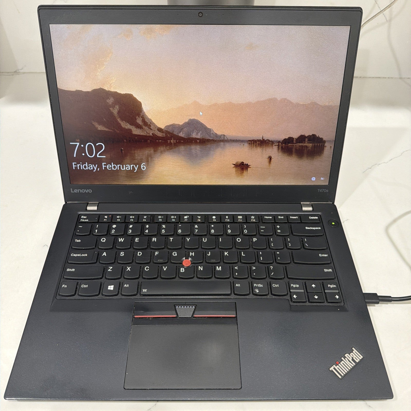 Lenovo ThinkPad T470s i5-7200U @2.5GHz 12GB RAM 256GB SSD NO BATTERY NO AC