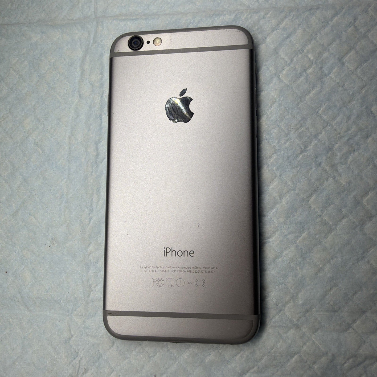 Apple A1549 iPhone 6, 64GB Unlocked Verizon 83% Battery MG632LL/A Space Gray