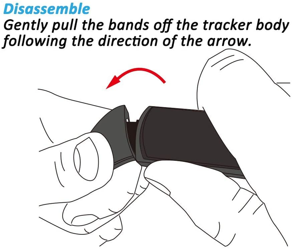 ZURURU Veryfit Pro ID115Plus HR Replacement Band Strap 2-Pack Fitness Tracker