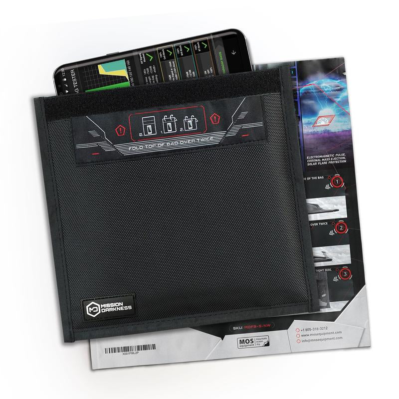 Mission Darkness Faraday Bag Phone Signal Blocking Pouch No Window